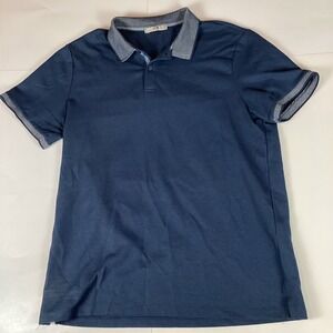 LCW Vision Mens Polo Size XL Top Short Sleeve Comfort Stretch Casual Stained